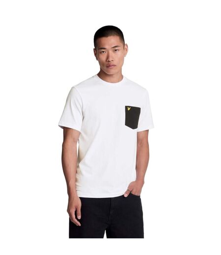 T-shirt homme blanc / noir vif Lyle & Scott Lyle & Scott