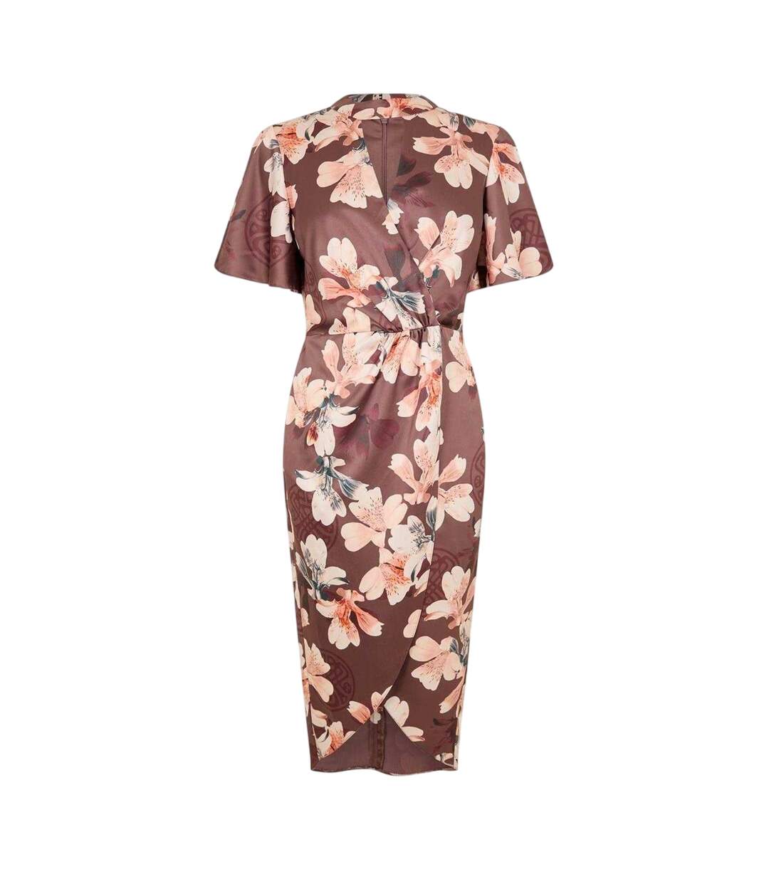 Womens/ladies Floral Velvet Dress Bloom Biba-1