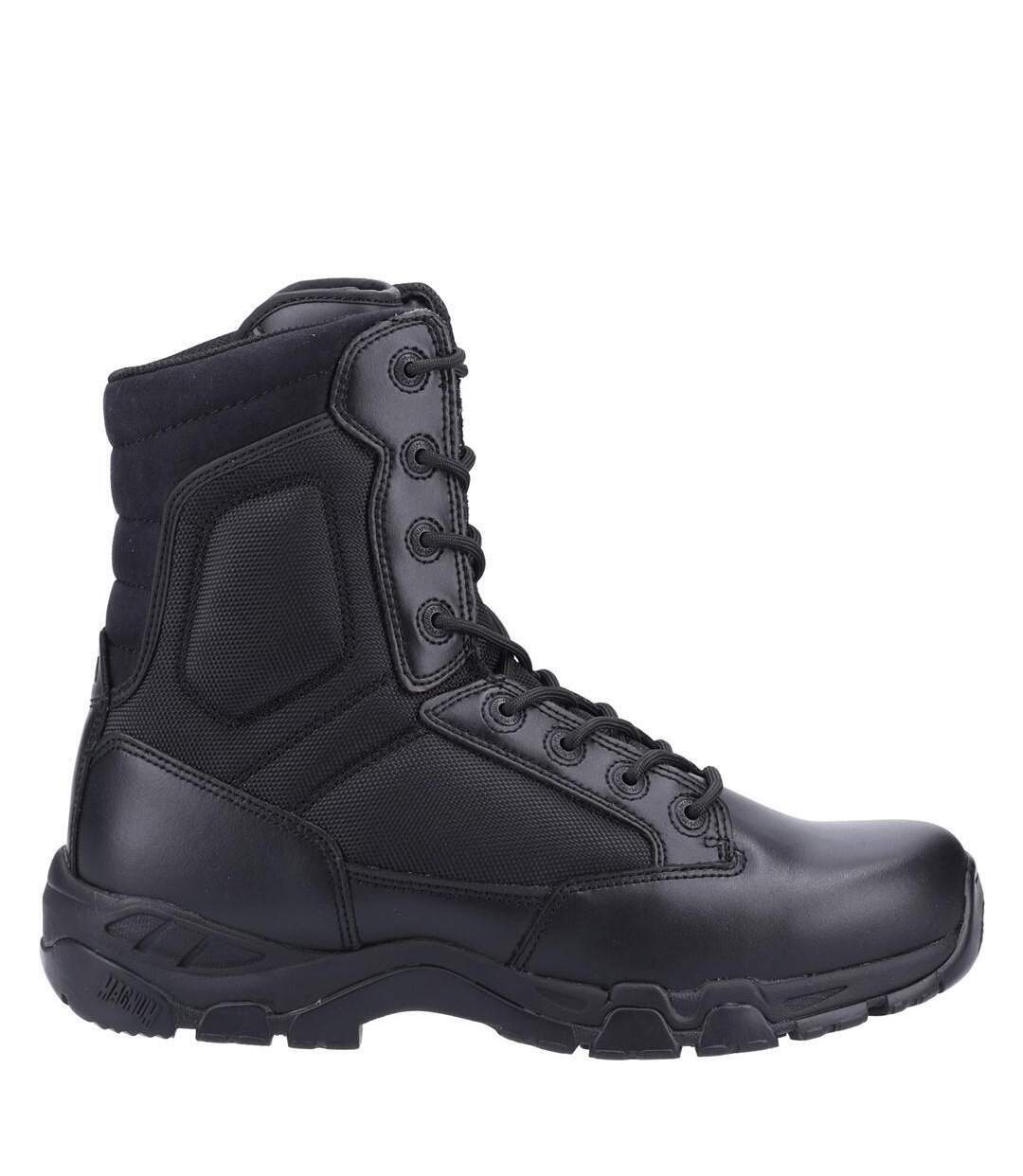 Mens viper pro 8.0 plus uniform leather safety boots black Magnum-4