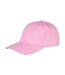 Casquette à profil bas adulte - RC081X - rose-1