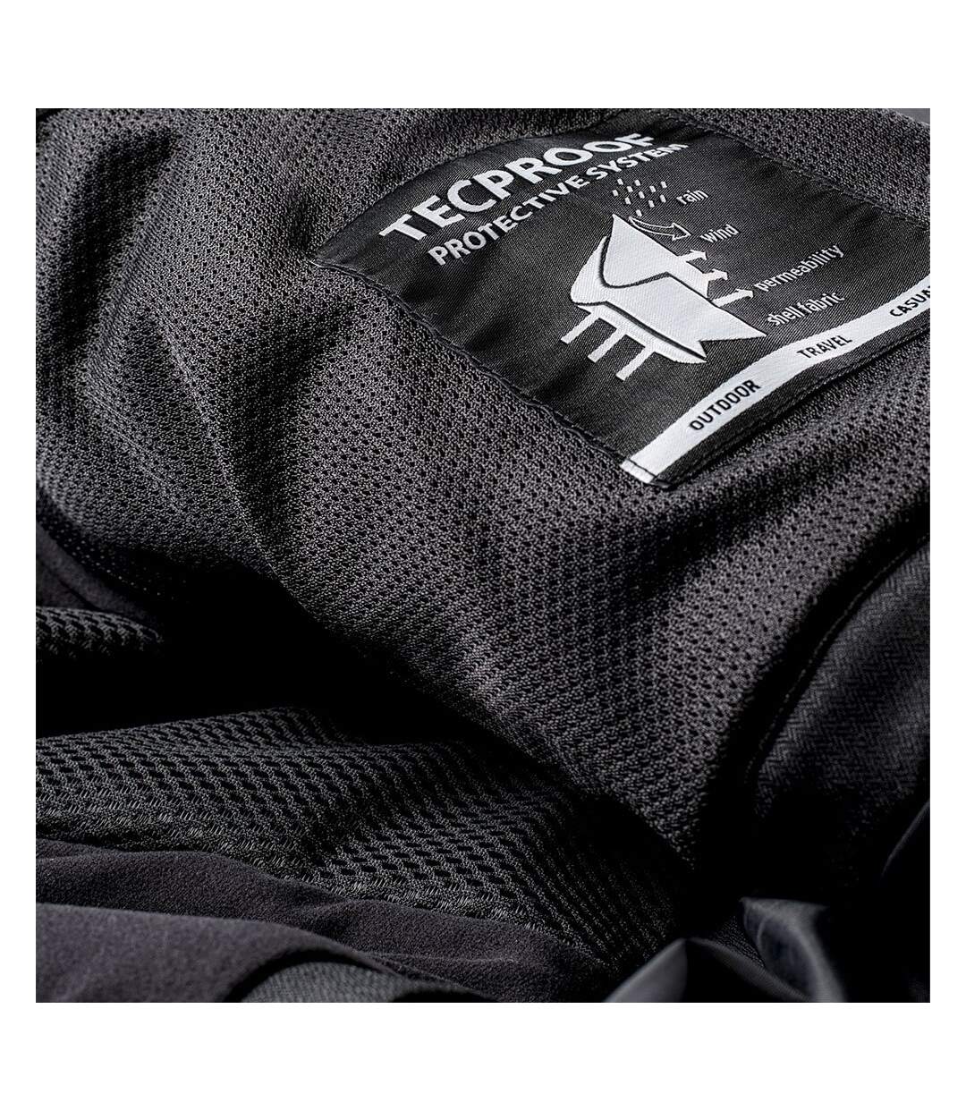 Veste Imperméable Ango Homme Anthracite Tornade Chiné Hi-Tec-3