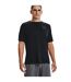 Mens Tech T-shirt Black Light Graphite Under Armour-1