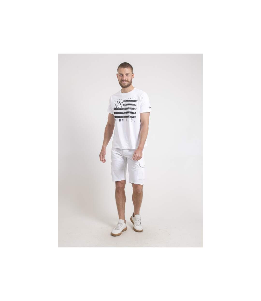 T-shirt col rond pur coton NEVENOU-4