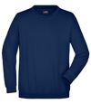 Sweat-shirt col rond - JN040 - bleu marine - mixte homme femme