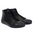 Mens Dyer Leather High Top Trainers Black Hugo-1