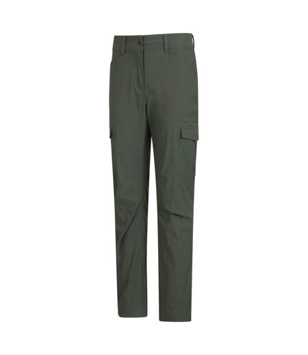 Mountain Warehouse Womens/Ladies Conniston Cargo Pants (Khaki Green) - UTMW2889