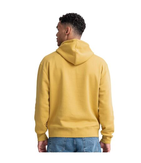 Sweat À Capuche Motif/style Uni Authentic Homme Jaune Foncé Russell