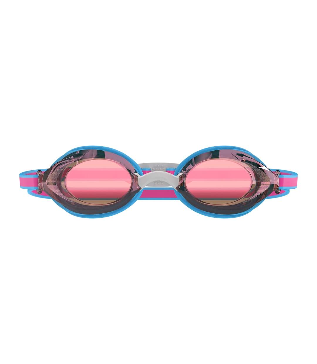 Lunettes De Natation Motif/style Miroir Vanquisher 3.0 Enfant Bleu Speedo-1