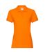 Polo premium femme orange Fruit of the Loom