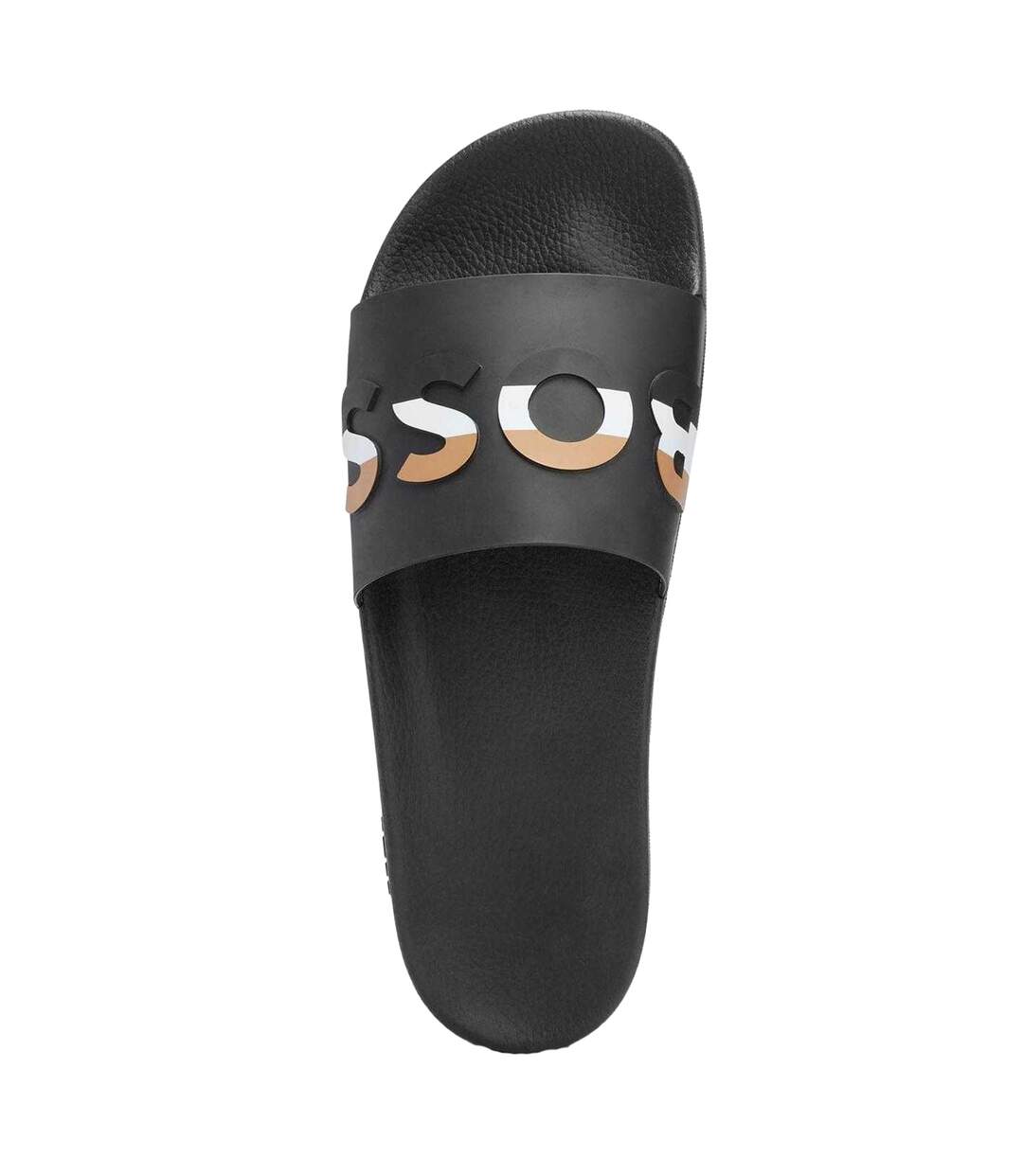 Claquettes Bay Homme Noir Boss-3