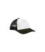5 Panel Trucker Cap Black Dark Olive Beechfield-1
