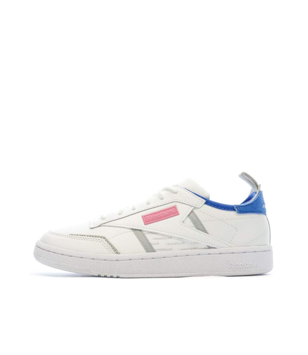 Baskets blanche femme reebok club-1