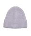 Bonnet mauve femme superdry rib knit beanie-1
