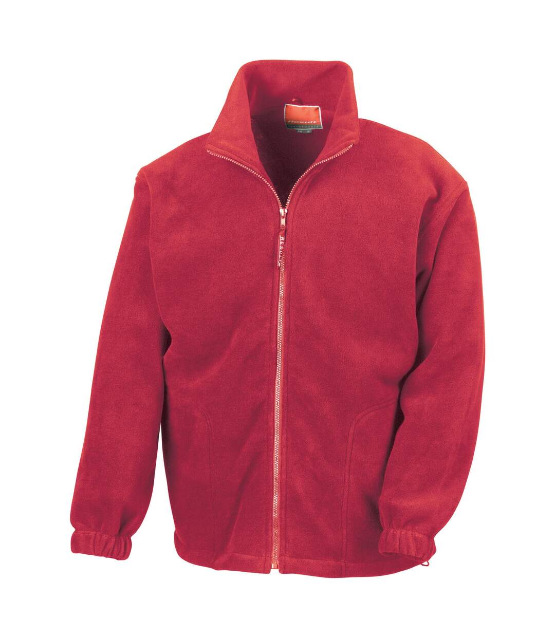 Unisex adult polartherm fleece jacket red Result-1