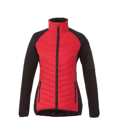 Elevate Womens/Ladies Banff Hybrid Insulated Jacket (Red)