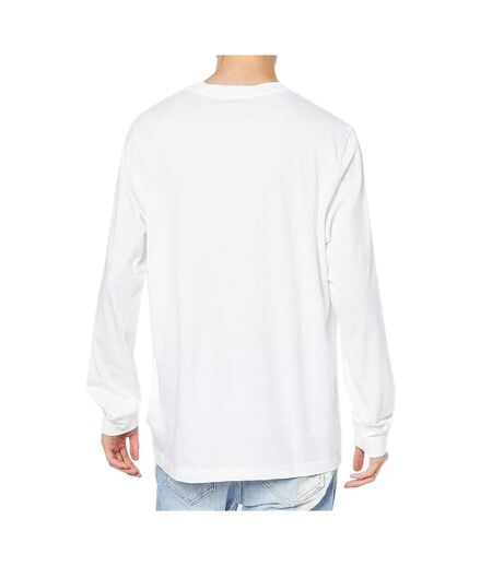 T-shirt Manches Longues Blanc Homme Diesel Small - L