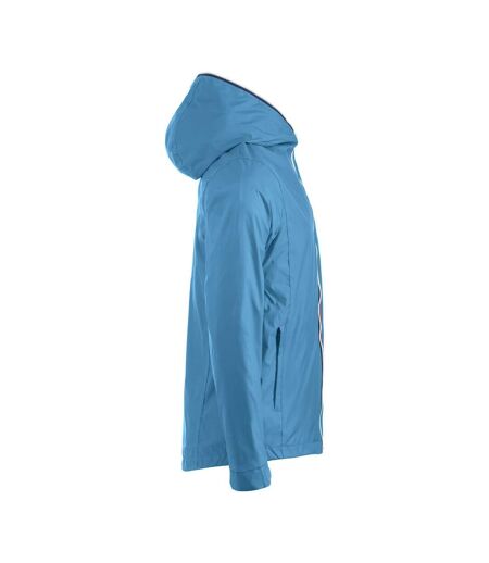 Clique Mens Seabrook Hooded Jacket (Sky Blue)