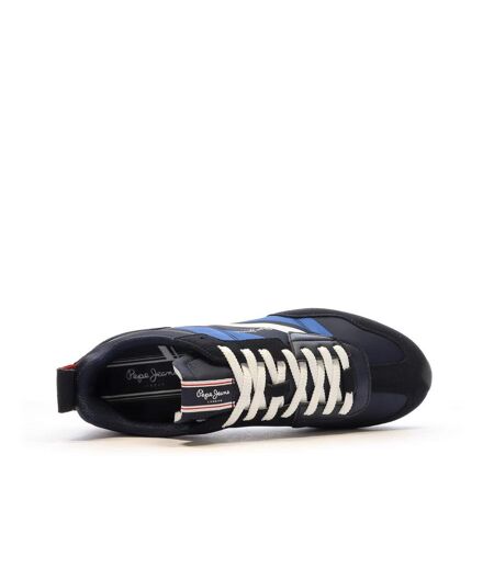 Baskets marine/noir homme pepe jeans foster