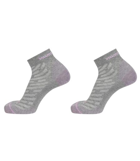 Chaussettes De Sport Adulte Gris Lilas Salomon