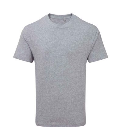 Anthem T-shirt unisexe organique marlonné poids lourd pour adultes (Marl gris) - UTPC4811