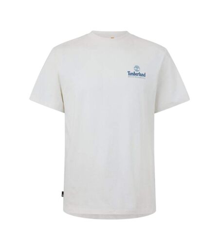 T-shirt Motif/style Logo Arbre Homme Blanc Timberland