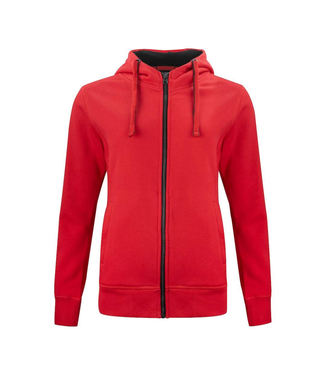 Veste à capuche classic femme rouge Clique