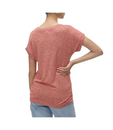 T-Shirt rouge femme vero moda brianna 10291353