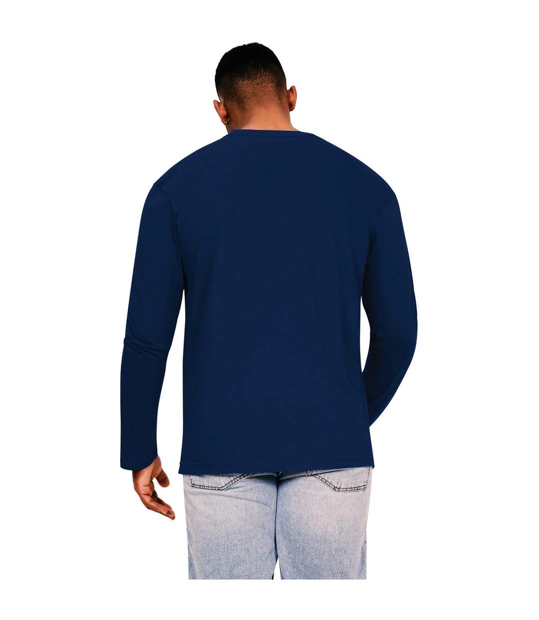 Mens performance t-shirt navy Casual Classic-2