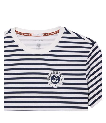 T-shirt Roland Garros Edition Adulte Blanc Lacoste