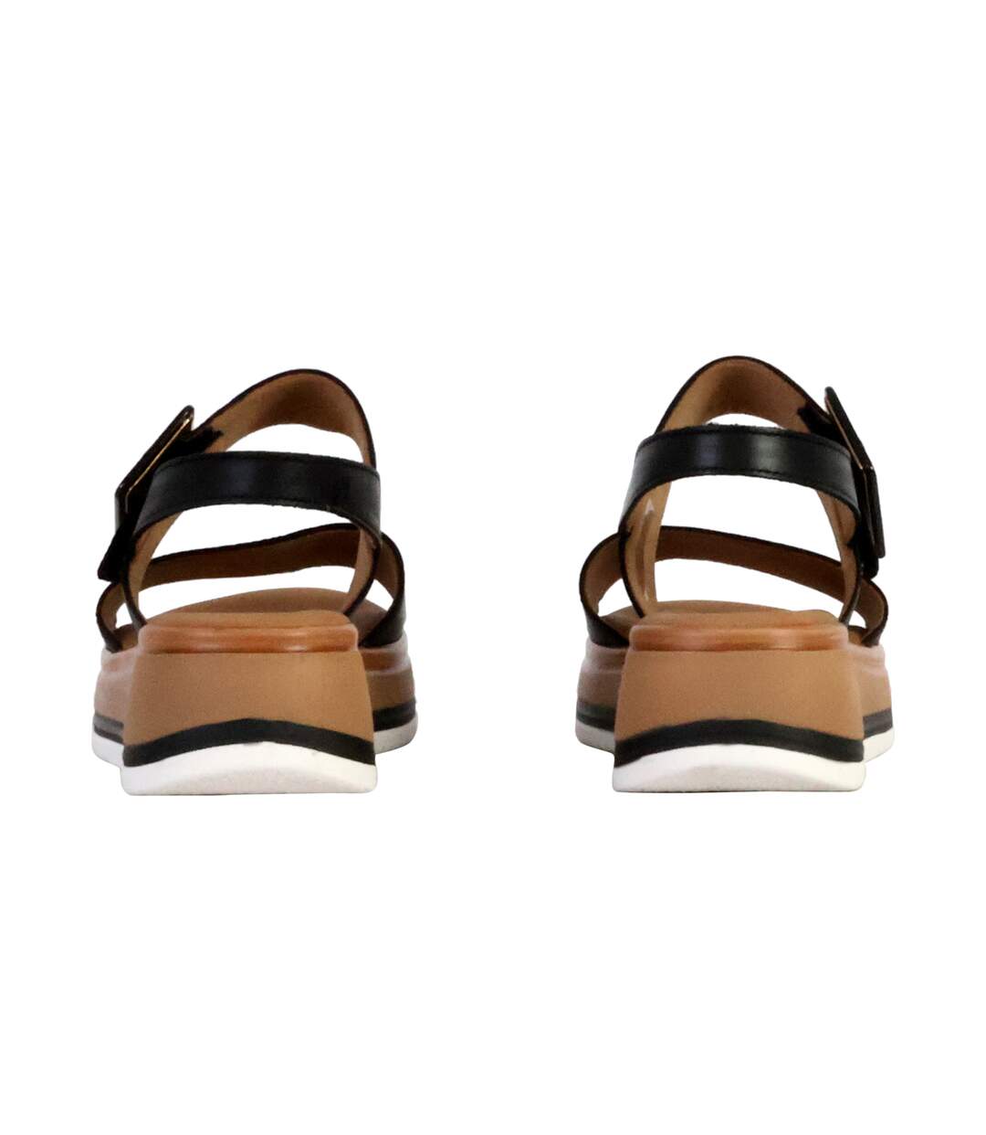 Sandales Compensées Cuir Gabor Flecht Twist Nappa-4