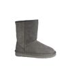 Eastern Counties Leather Womens/Ladies Jodie Sheepskin Short Plain Boots (Grey) - UTEL199