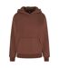 Sweat À Capuche Femme Marron Foncé Urban Classics-1