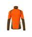 Pull Motif/style Deux Tons Accelerate Safe Femme Orange Fluo Vert Kaki Foncé Mascot-2