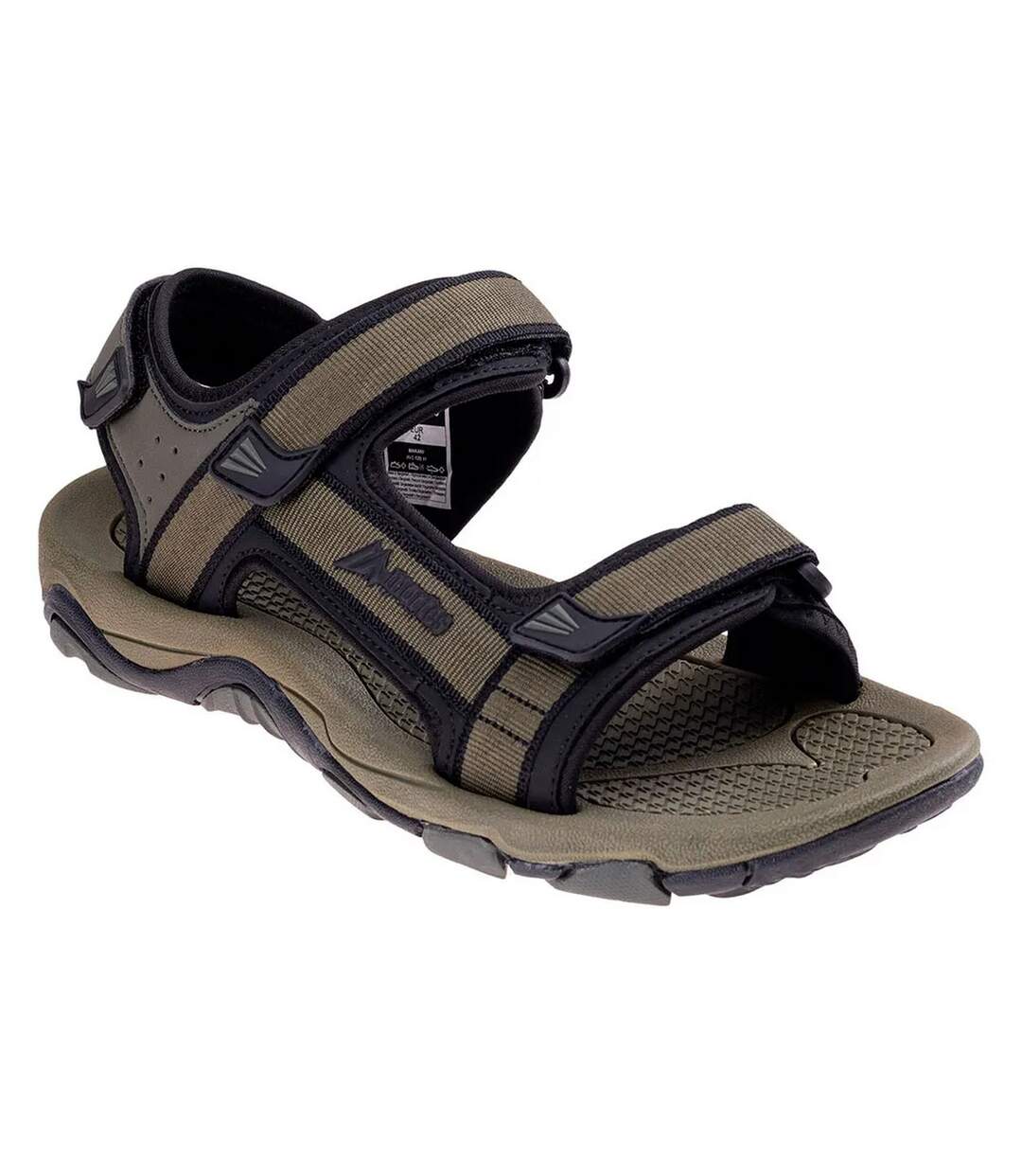 Sandales Makany Homme Kaki Noir Martes-1
