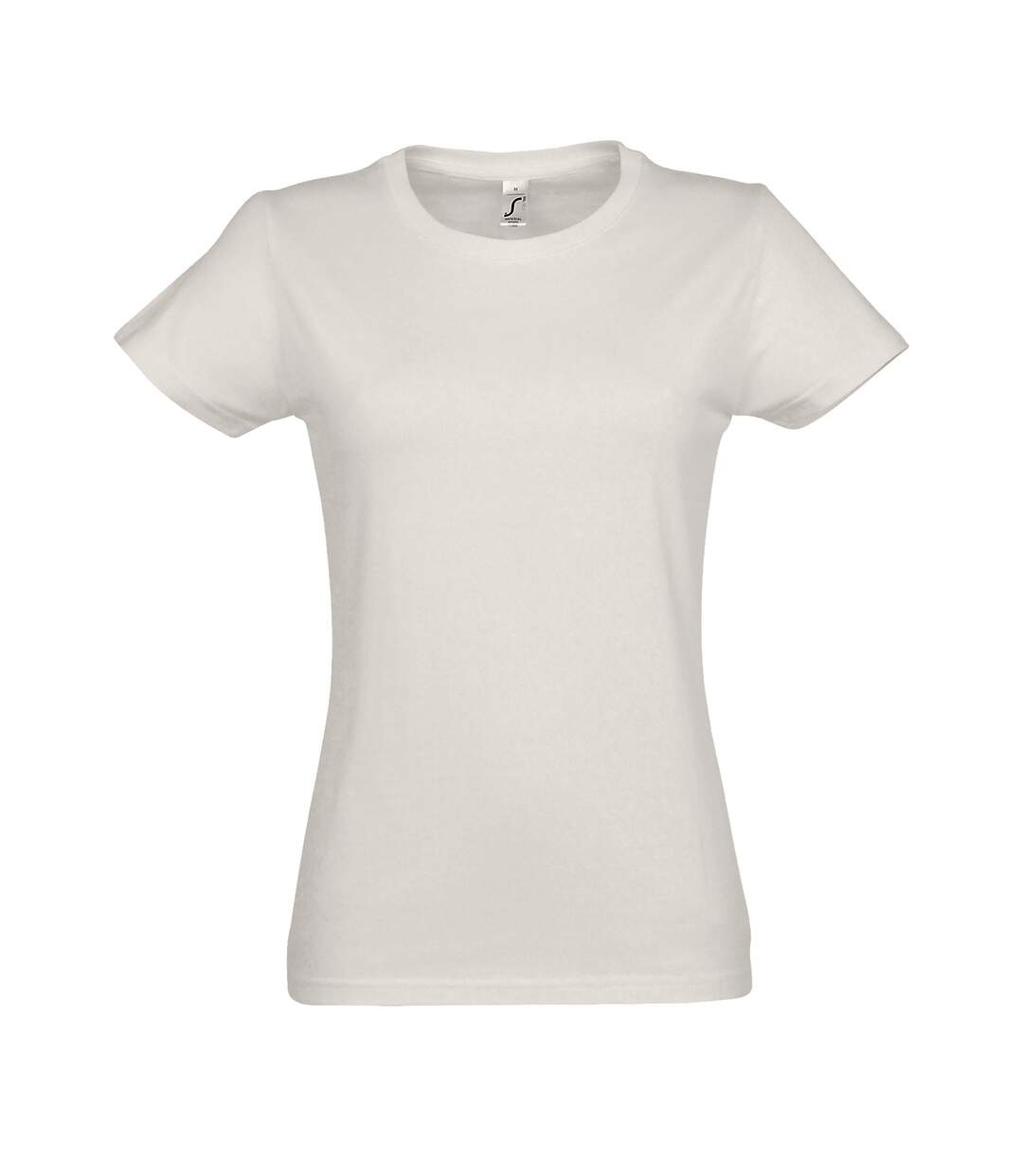 T-shirt imperial femme blanc cassé SOLS