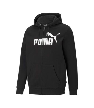 Sweat Zippé à Capuche Noir Homme Puma 586698 - L