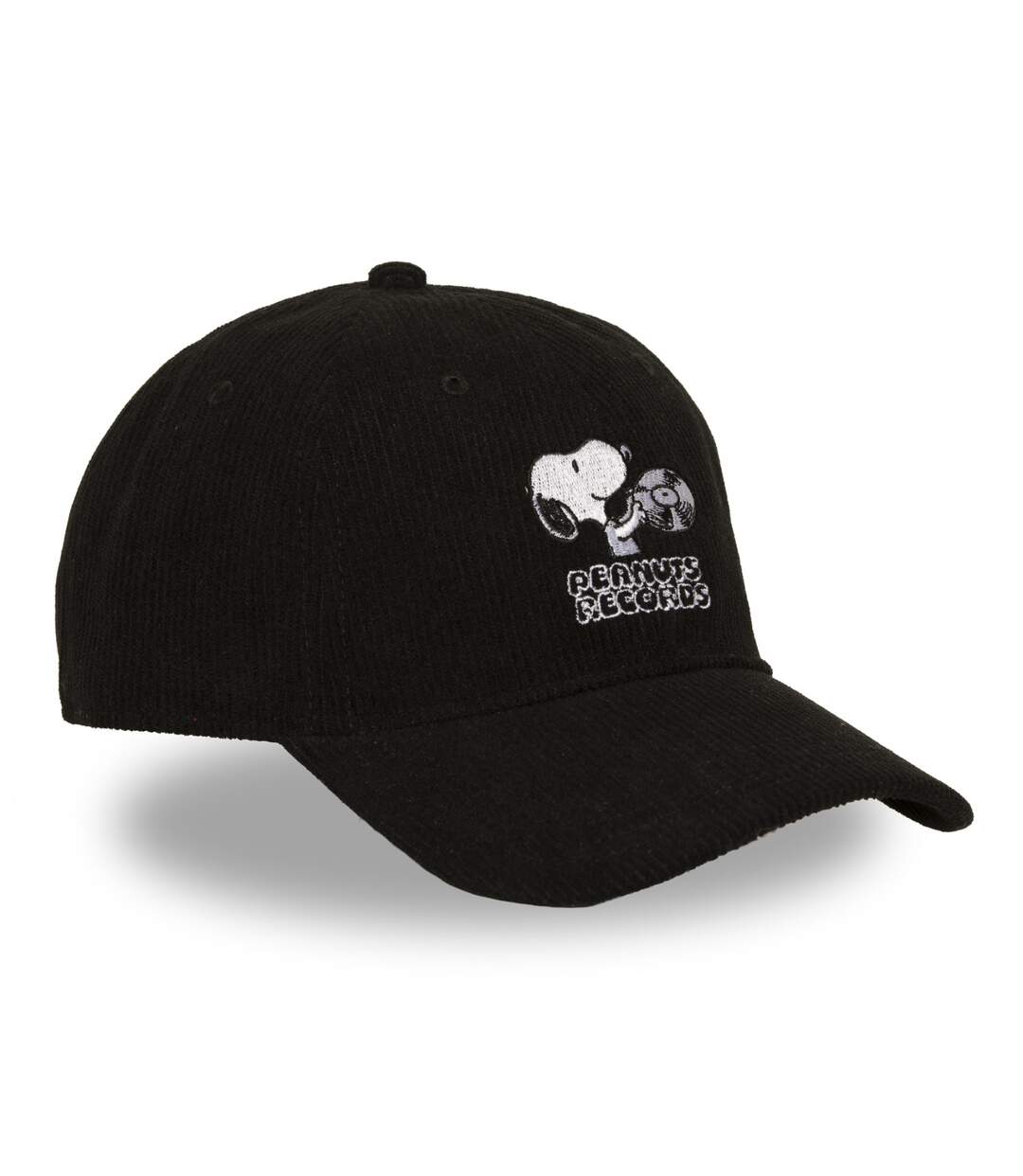 Casquette Dad cap velours avec broderie Peanuts Records Capslab-4