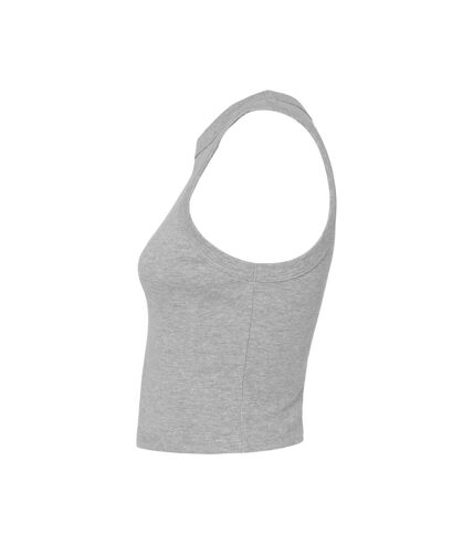 Womens/ladies heather racerback tank top athletic grey Bella + Canvas