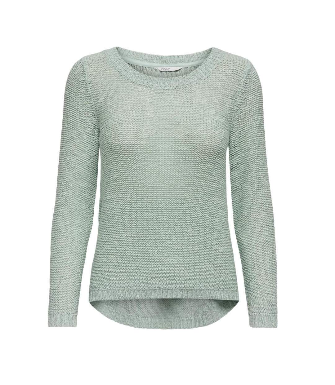 Pull vert femme only geena xo-3