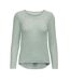 Pull vert femme only geena xo-3
