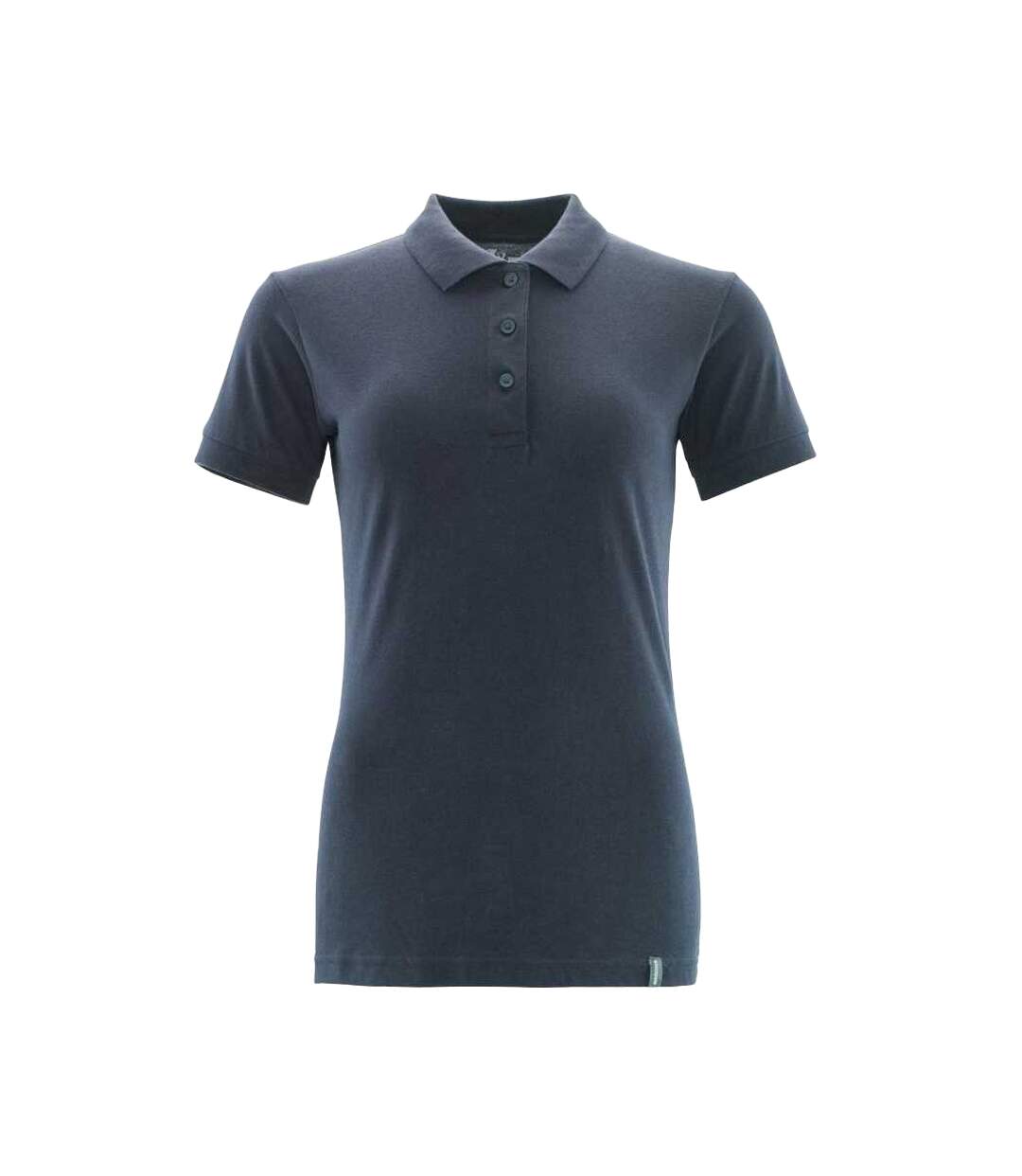 Womens/ladies Crossover Plain Polo Shirt Dark Navy Mascot-1