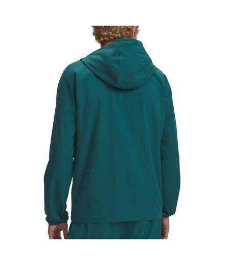 Veste de pluie verte bleuté homme under armour ua stretch