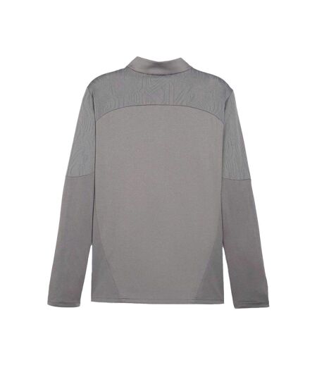 Mens Teamfinal Quarter Zip Training Top Grey Puma