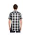 Chemise Motif/style À Carreaux Buffalo Homme Noir Blanc Burnside-2