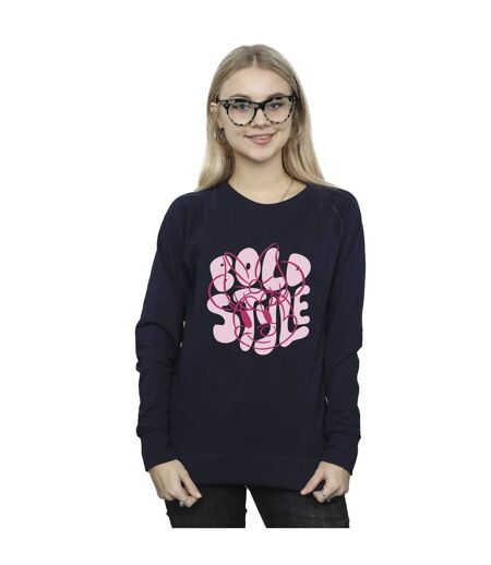 Disney Sweatshirt Minnie Mouse Bold Style - Femmes/Dames (Bleu marine) - UTBI28747