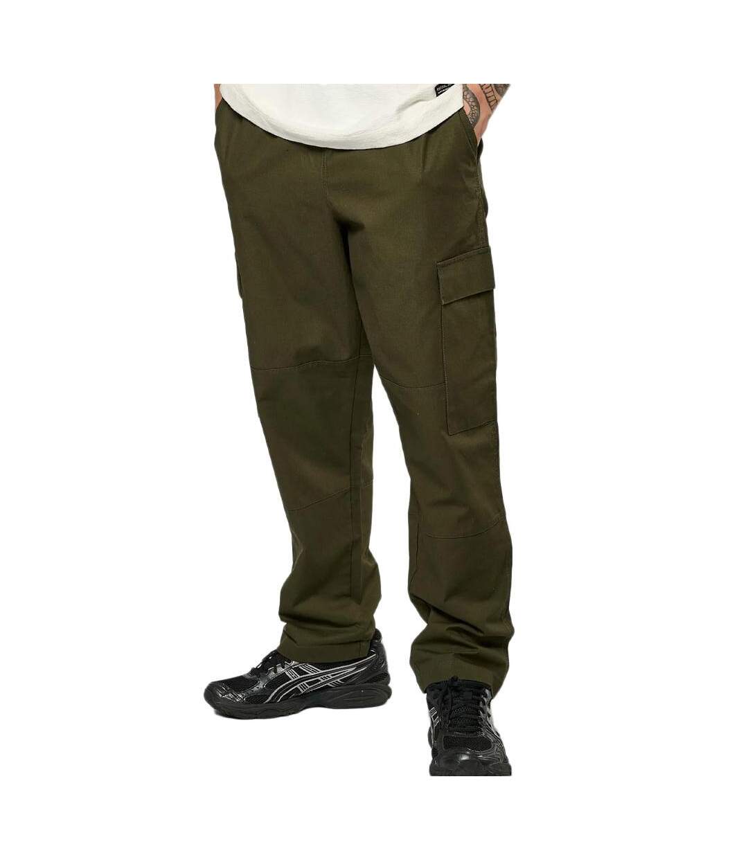 Pantalon fluide kaki homme kaporal biagi-1