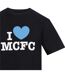 Mens Carabao Cup I Love Mcfc T-shirt Black AWD-3