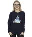 Sweat reading reading a book femme bleu marine Disney-2