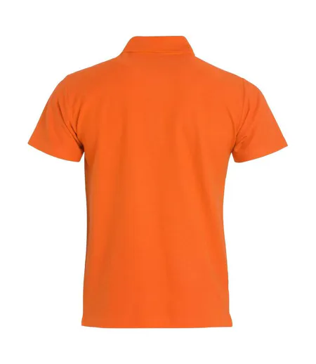 Polo Basic Homme Orange Sang Clique