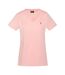 T-Shirt rose femme schott tsbrodedw-1